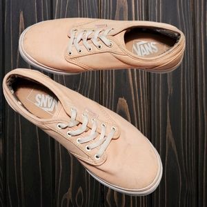 Vans women's size 6 pink peach coral